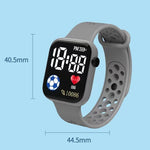 Kids' Waterproof LED Digital Watch