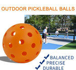 Premium 74mm 40-Hole Outdoor Pickleballs – Competition Grade