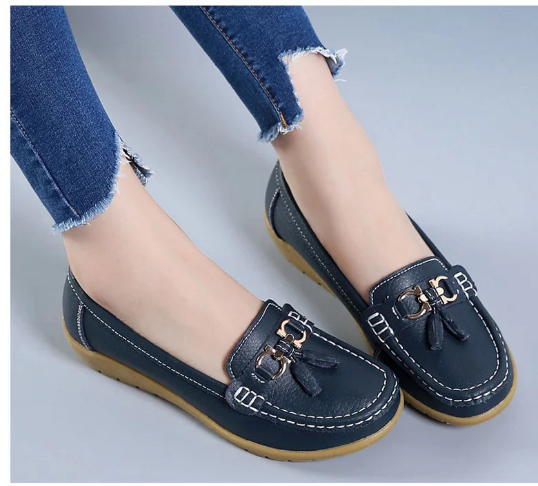 Women’s Slip-On Sports Shoes with Low Heels