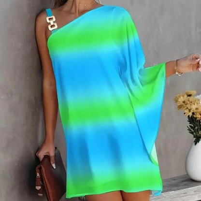 Elegant Summer Print Dress for Women