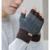 Men’s Winter Fingerless Knitted Gloves
