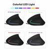 Ergonomic Right-Hand RGB Gaming Mouse - 3200 DPI, Optical, USB