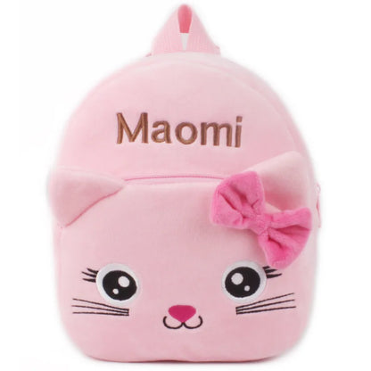 3D Cartoon Plush Kids School Backpack