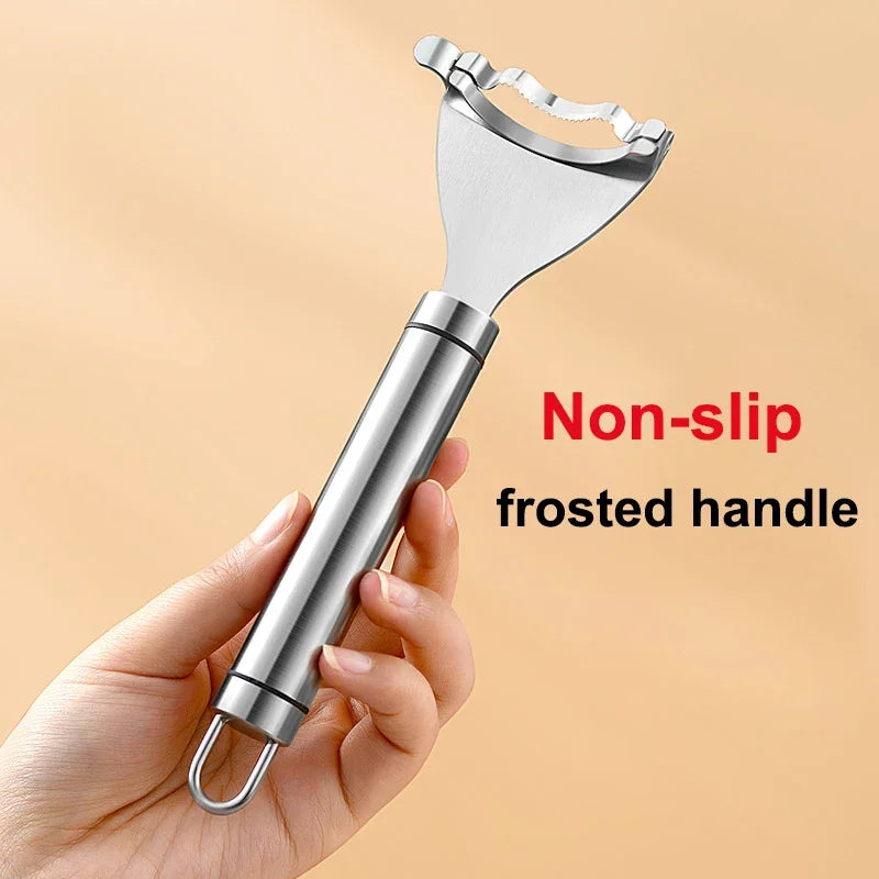 Stainless Steel Corn Peeler - Serrated Corn Stripper Cutter