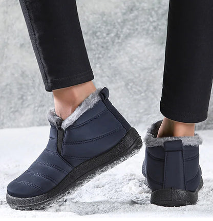 Warm Slip-On Winter Combat Snow Boots