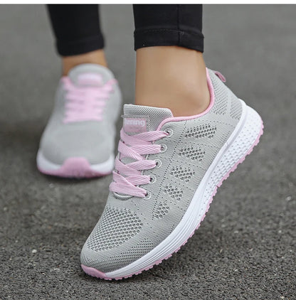 Stylish Women's Platform Sneakers – Breathable & Trendy