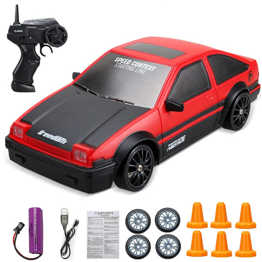 2.4G High-Speed Drift RC Car - 4WD AE86 Model GTR