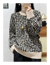 Stand Collar Loose Fit, Western Style, Age-Reducing Autumn/Winter