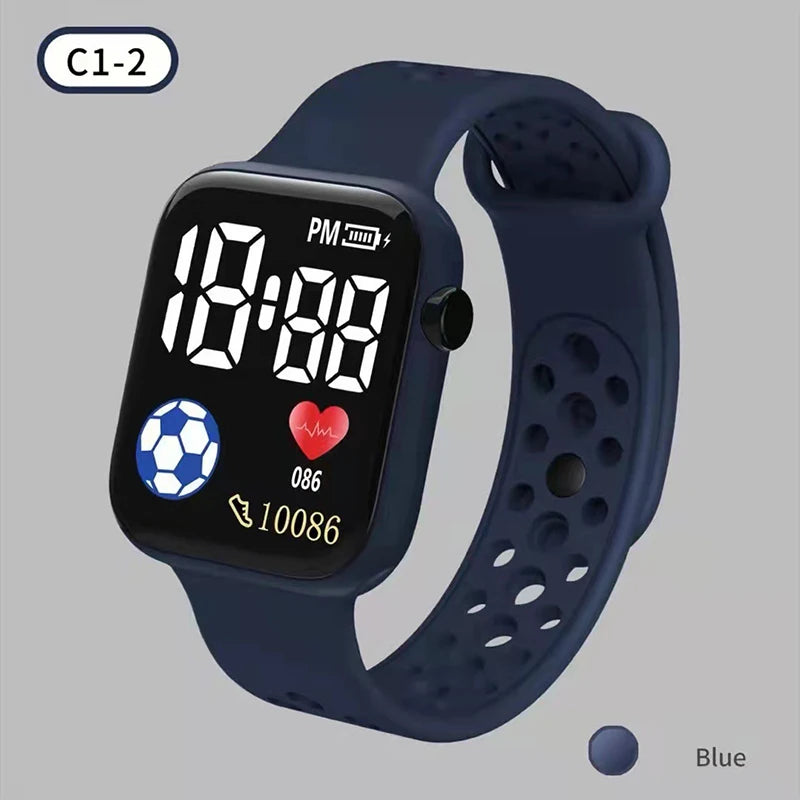 Kids' Waterproof LED Digital Watch