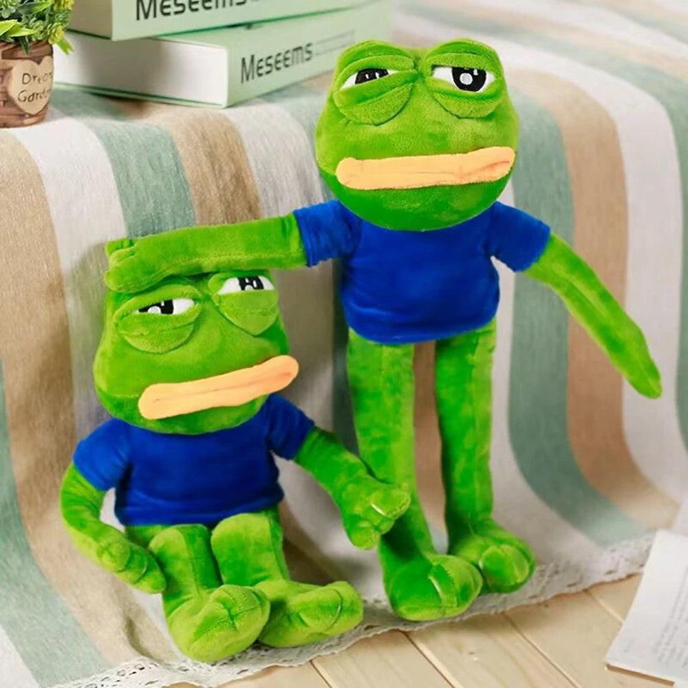 Pepe Frog Crying Plush – Funny & Unique