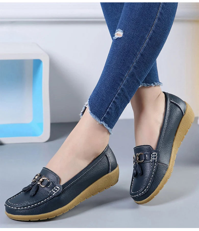 Women’s Slip-On Sports Shoes with Low Heels