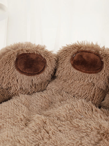 Fluffy Plush Dog Bed – Soft & Cozy Cushion for Large & Small Pets