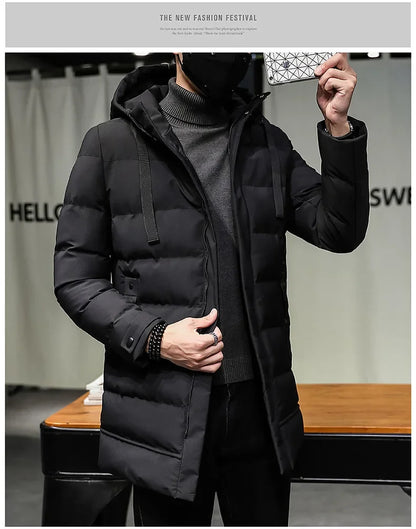Winter Men’s Down Jacket Hooded