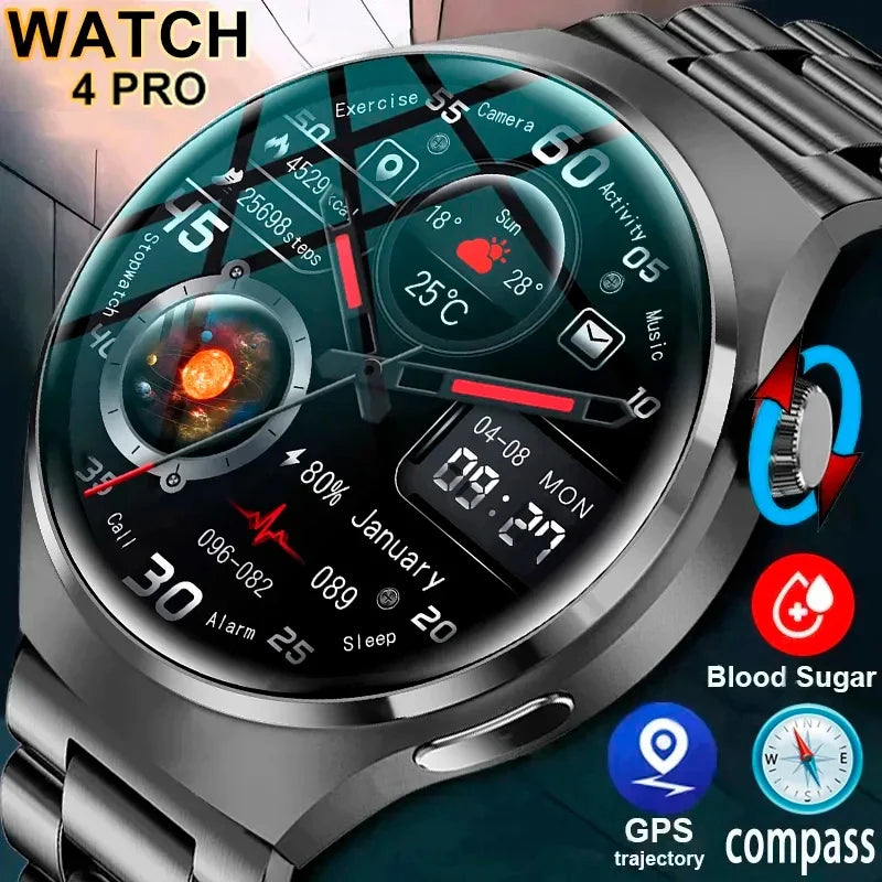 New GPS Smart Watch Men For Huawei Watch