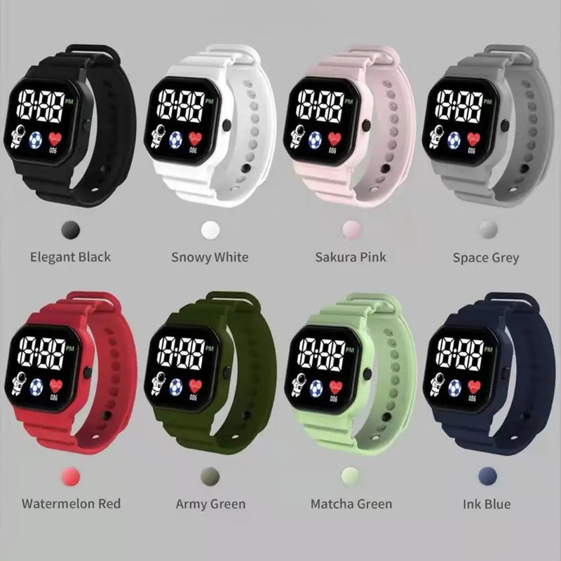 Kids' Waterproof LED Digital Watch