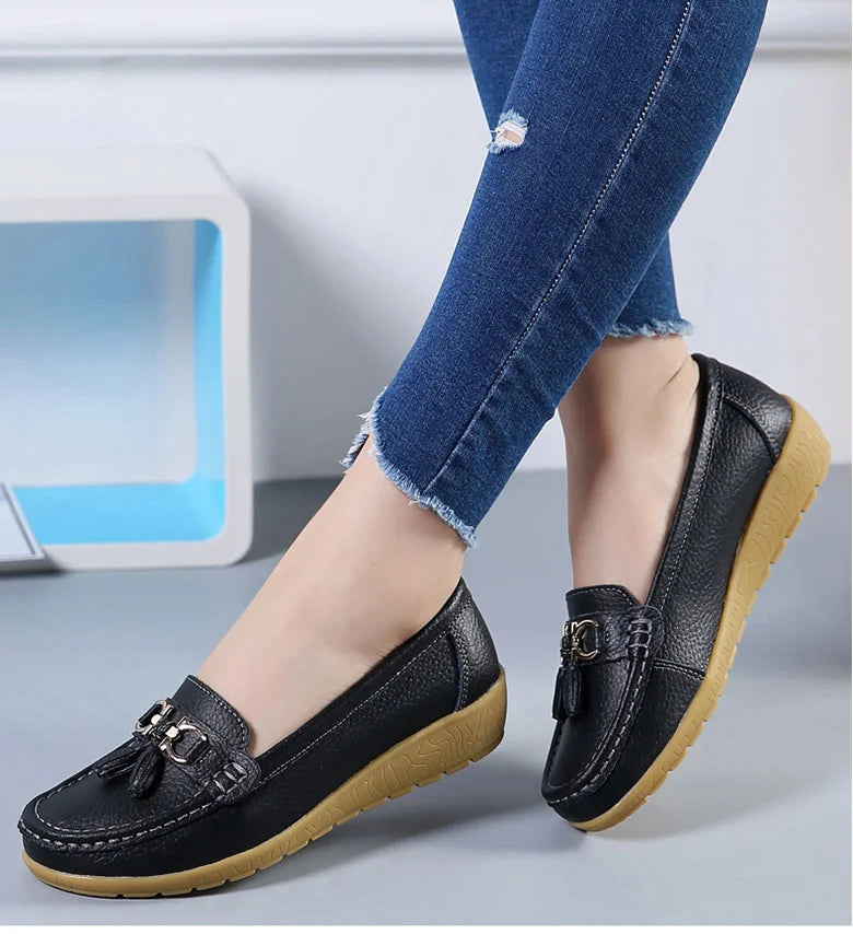 Women’s Slip-On Sports Shoes with Low Heels