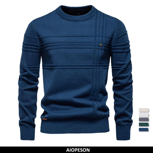 Striped Crewneck Sweater - Cozy & Stylish