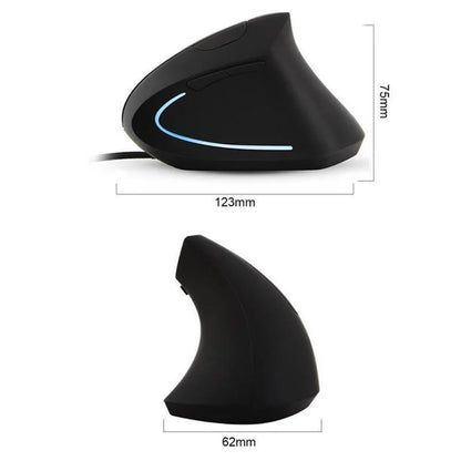 Ergonomic Right-Hand RGB Gaming Mouse - 3200 DPI, Optical, USB