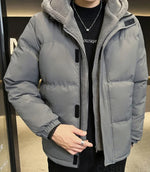 TFETTERS Autumn Winter Zip-up Hooded Parka Jacket