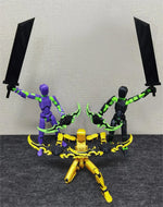 4Pcs T13 Titan Action Figure Set