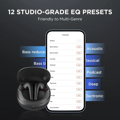 1MORE Aero Bluetooth Earbuds – Noise Cancelling, Clear Calls & Wireless Charging
