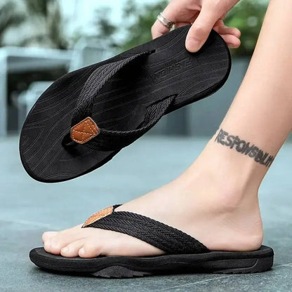 Men’s Casual Flip Flops – Anti-Slip Beach Sandals