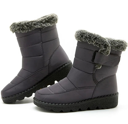 Stylish Women's Winter Boots - Waterproof, Warm