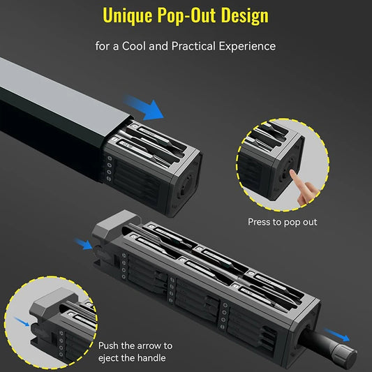 44-in-1 Magnetic Precision Screwdriver Set – Portable Repair Toolkit
