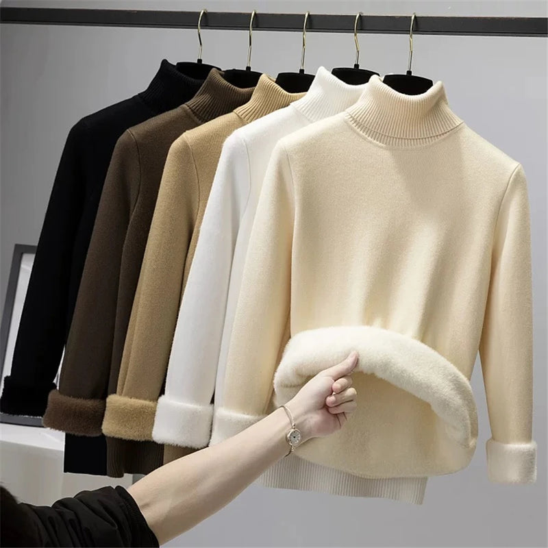 Elegant Turtleneck Winter Sweater for Women