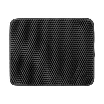 Large Waterproof Cat Litter Mat with Double Layer Honeycomb Design