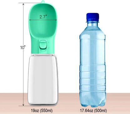 Leakproof Portable Dog Water Bottle & Bowl for Pets