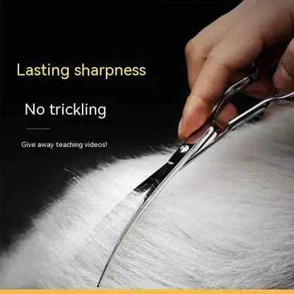 Professional Pet Grooming Scissors Set for Dogs and Cats Hair Trimming