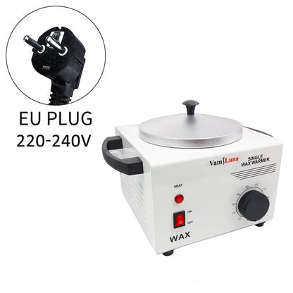 Electric Wax Heater Warmer for Hair Removal – Adjustable Temp SPA Tool
