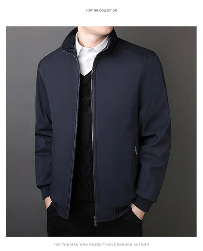 Plus Size Plush Thick Coat with Stand Collar