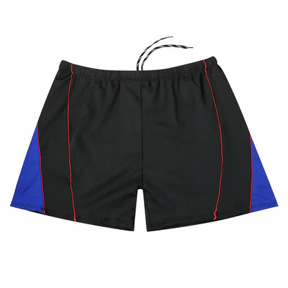 Men's Elastic Swim Trunks Plus Size Beach Surfing Boxer Shorts