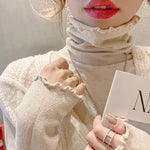 High-Elastic Turtleneck Jumper for Women