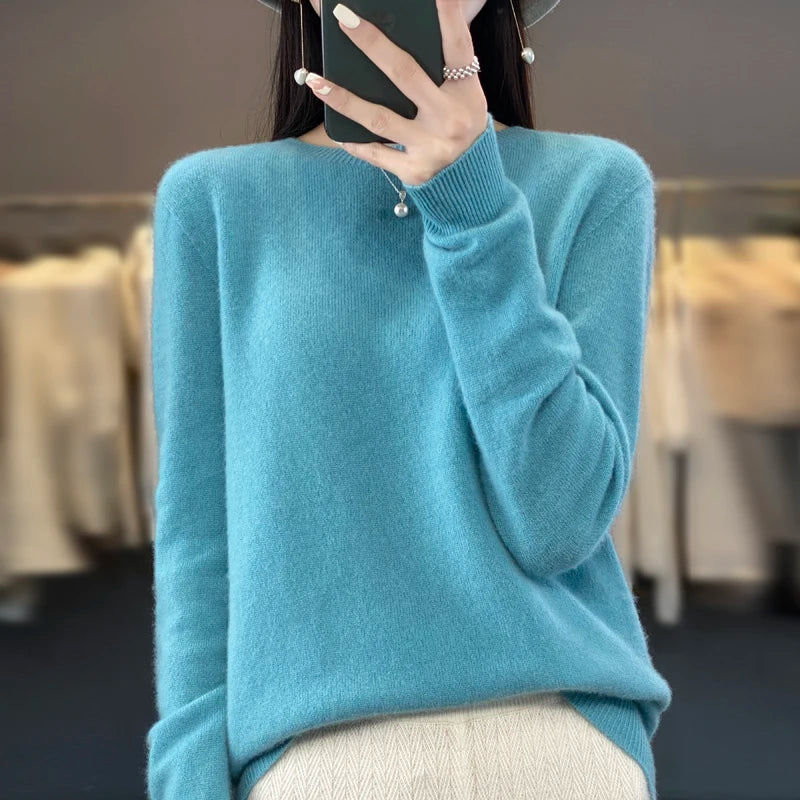 Luxurious 100% Merino Wool Cashmere Women's Sweater