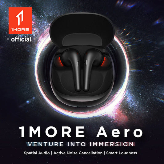 1MORE Aero Bluetooth Earbuds – Noise Cancelling, Clear Calls & Wireless Charging