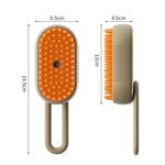 3-in-1 Electric Dog Grooming Brush with Spray & Hair Removal