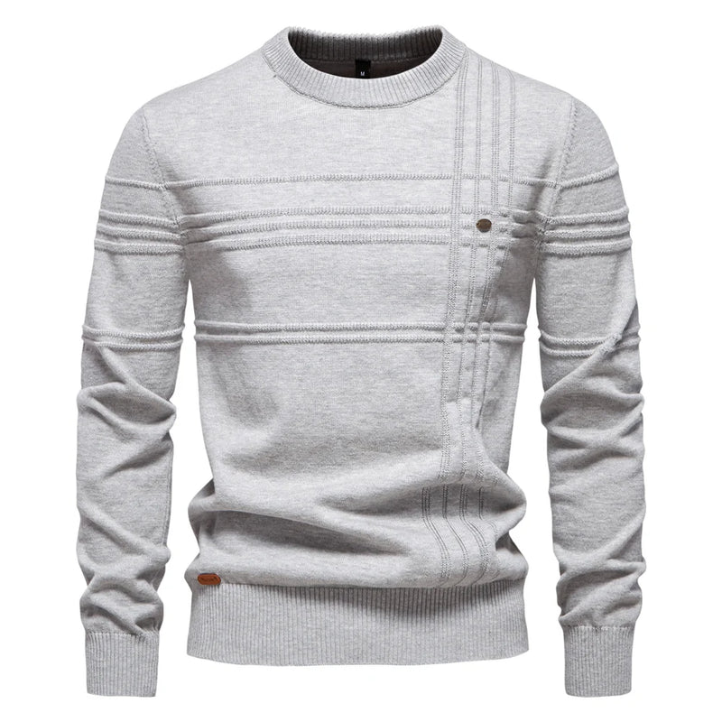 Striped Crewneck Sweater - Cozy & Stylish