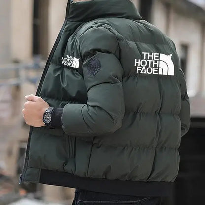 Padded Cotton Jacket with Tiger Head Logo