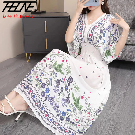 Women’s Vintage Summer Beach Dress