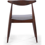 Francie Fabric Dining Chairs with Oak Finish