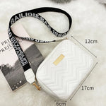 Fashion Wave PU Leather Crossbody Shoulder Bag