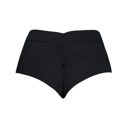 High Waist Swim Bottoms for Women Solid Color High Cut Briefs
