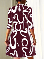 Women’s Fashion Print Mini Dress