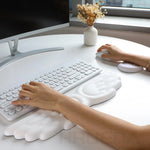 Ergonomic Angel Wing Keyboard & Mouse Pad Set for Wrist Support