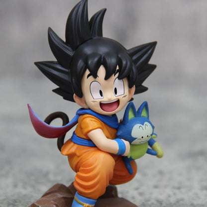 Childhood Goku & Puaru Kawaii Figurine