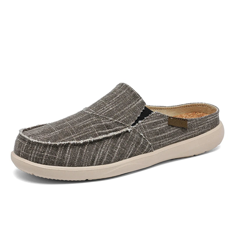 Men’s Summer Canvas Loafers – Lightweight Breathable Slip-On Shoes