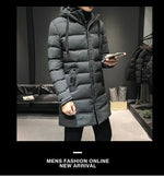 Men Long Down Jackets Winter Coats Chaquetas